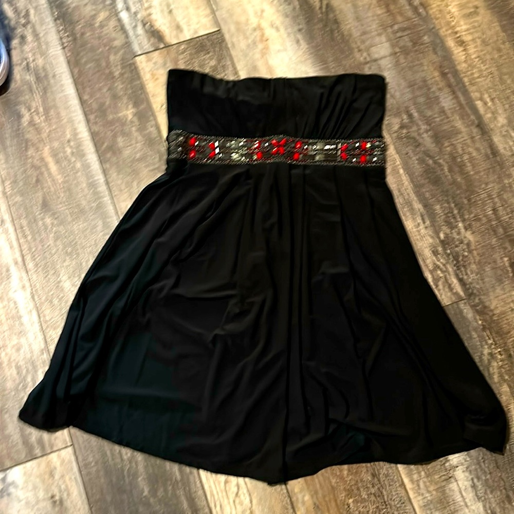 White House/Black Market sz12 strapless party dress